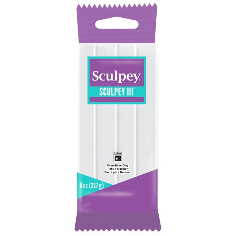 Sculpey III Polymer Clay, 1-Pound, White - Image 1